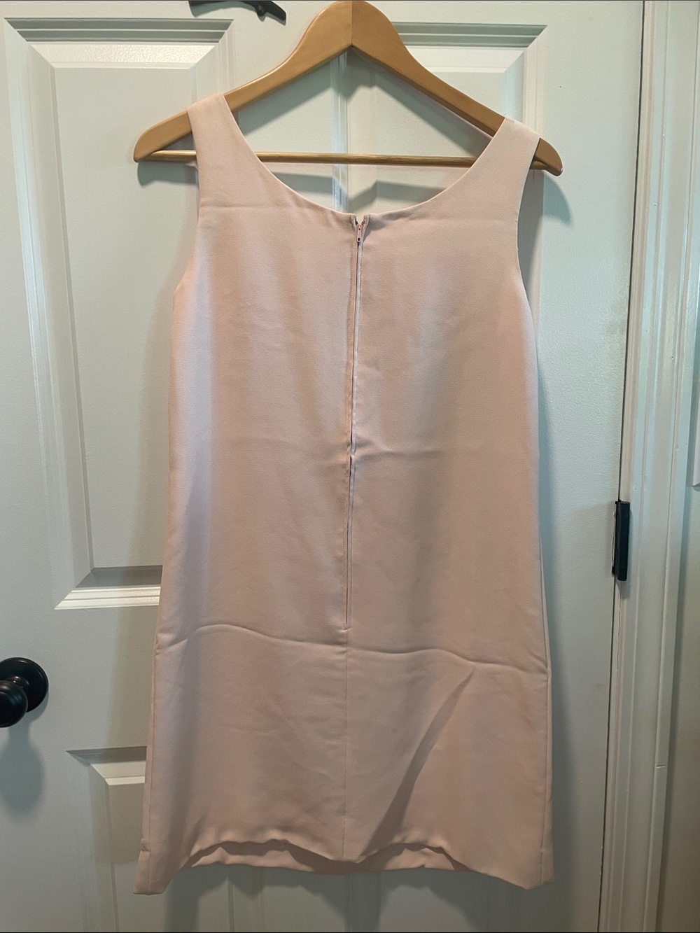 Vintage 60s Women's Long Sleeve Lace Dress with Pink Bow and Pink Mod Underdress - Picture 6 of 6
